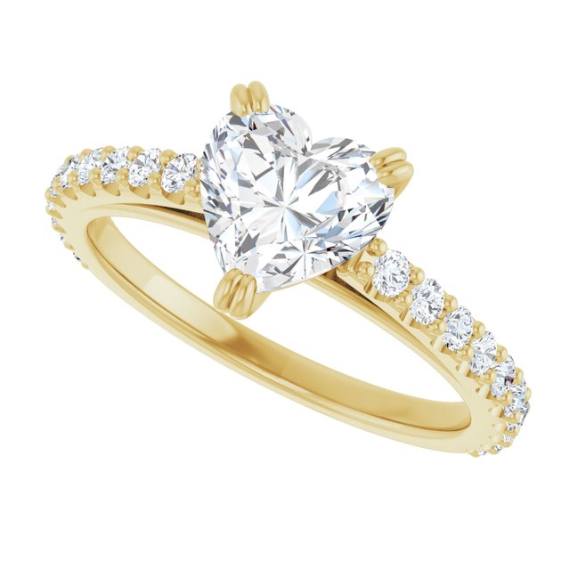 Accented Engagement Ring