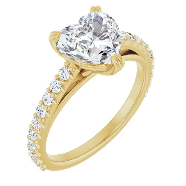 Accented Engagement Ring