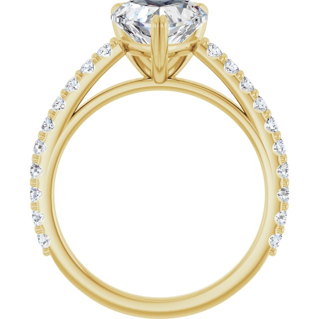 Accented Engagement Ring