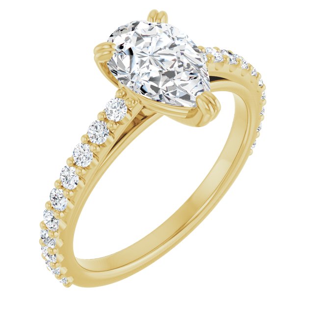 Accented Engagement Ring