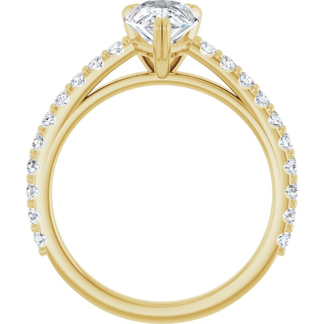 Accented Engagement Ring