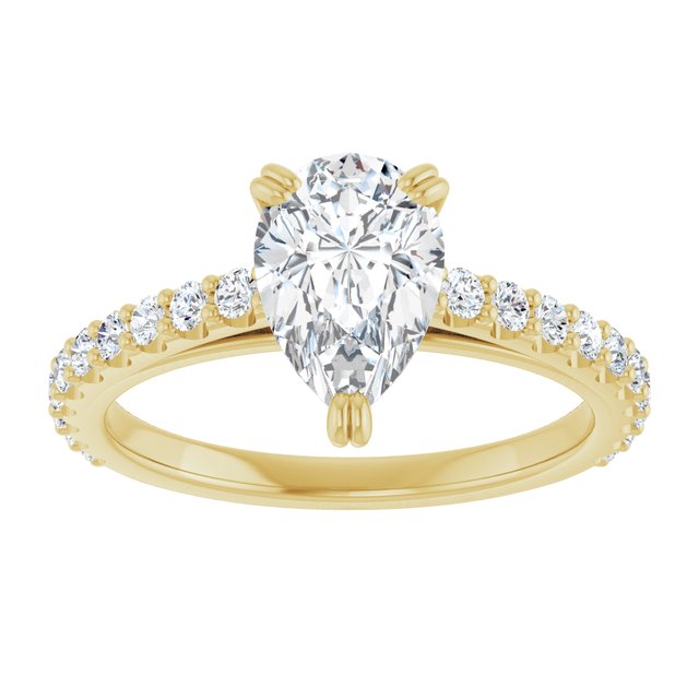 Accented Engagement Ring