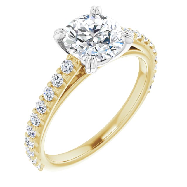 Accented Engagement Ring