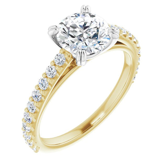 Accented Engagement Ring