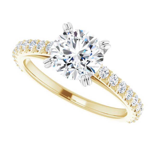 Accented Engagement Ring