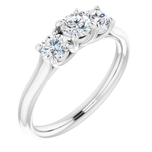 Three-Stone Engagement Ring