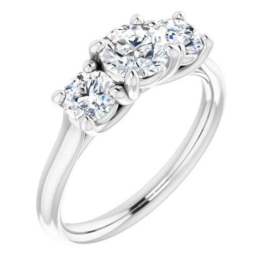 Three-Stone Engagement Ring