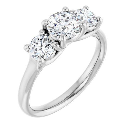 Three-Stone Engagement Ring