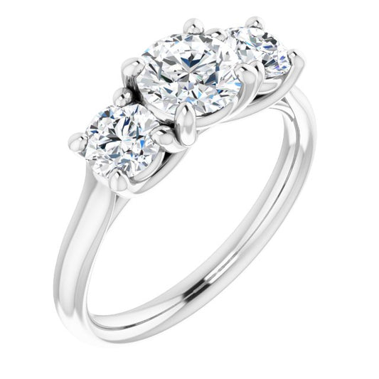 Three-Stone Engagement Ring