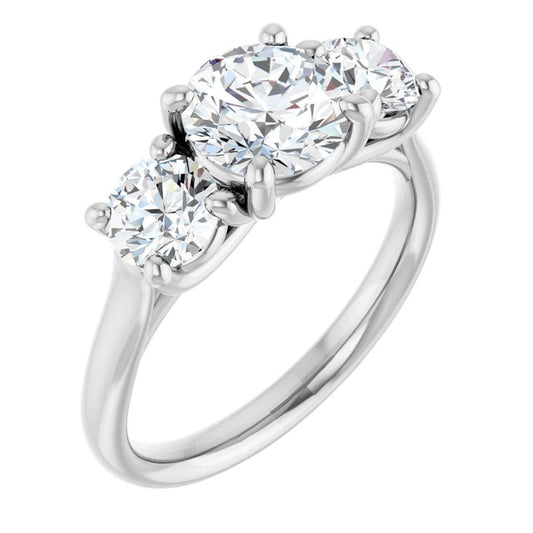 Three-Stone Engagement Ring