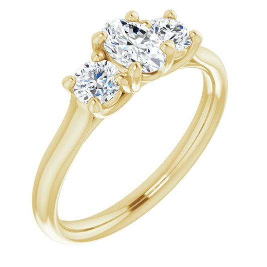 Three-Stone Engagement Ring