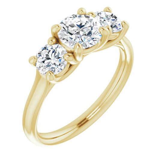 Three-Stone Engagement Ring