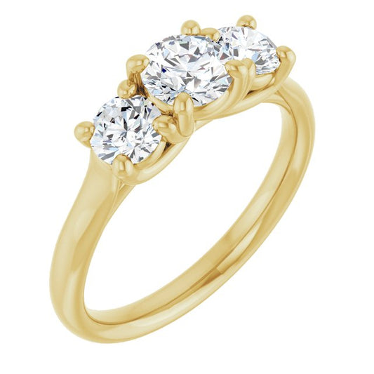 Three-Stone Engagement Ring