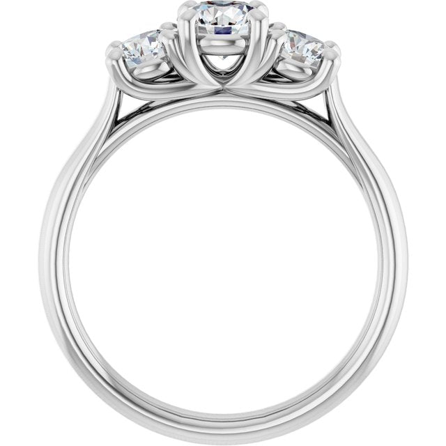 Three-Stone Engagement Ring