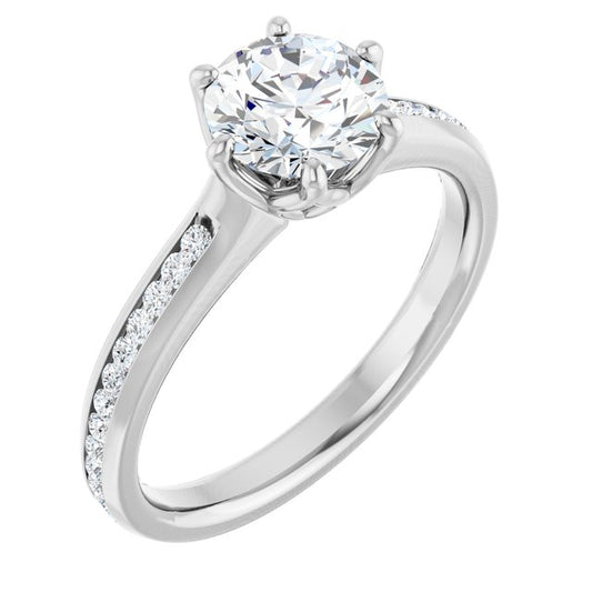 Accented Engagement Ring