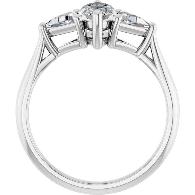 Three-Stone Engagement Ring