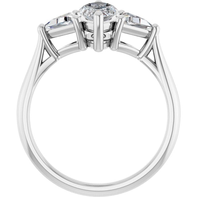 Three-Stone Engagement Ring