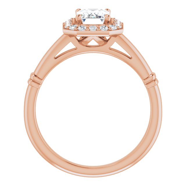 Halo-Style Engagement Ring