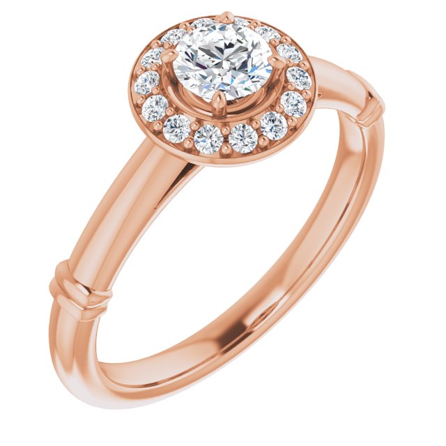 Halo-Style Engagement Ring