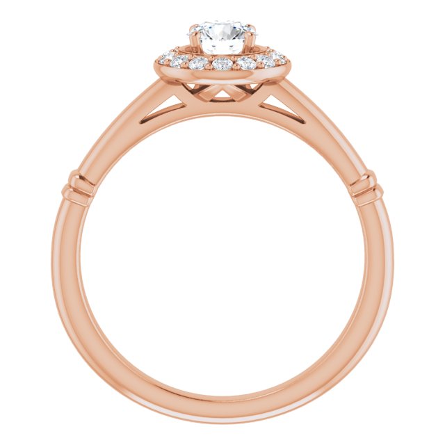 Halo-Style Engagement Ring
