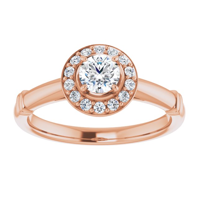Halo-Style Engagement Ring