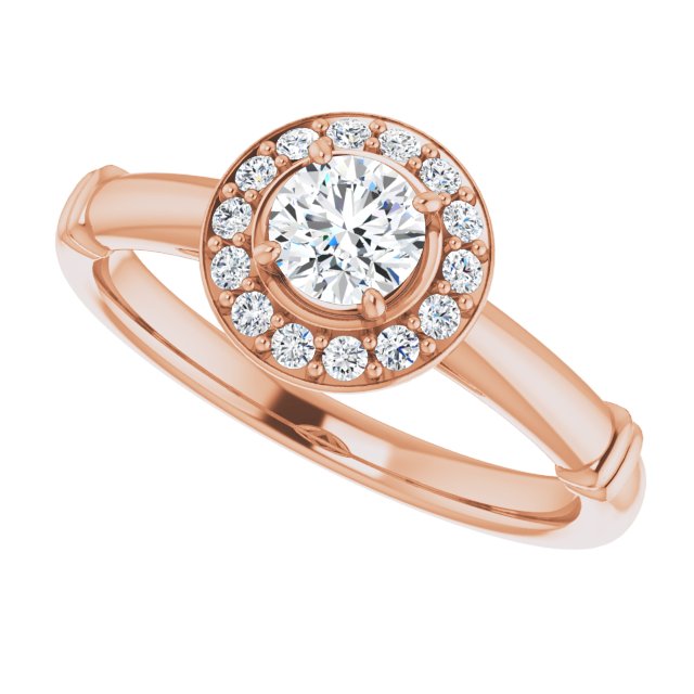 Halo-Style Engagement Ring