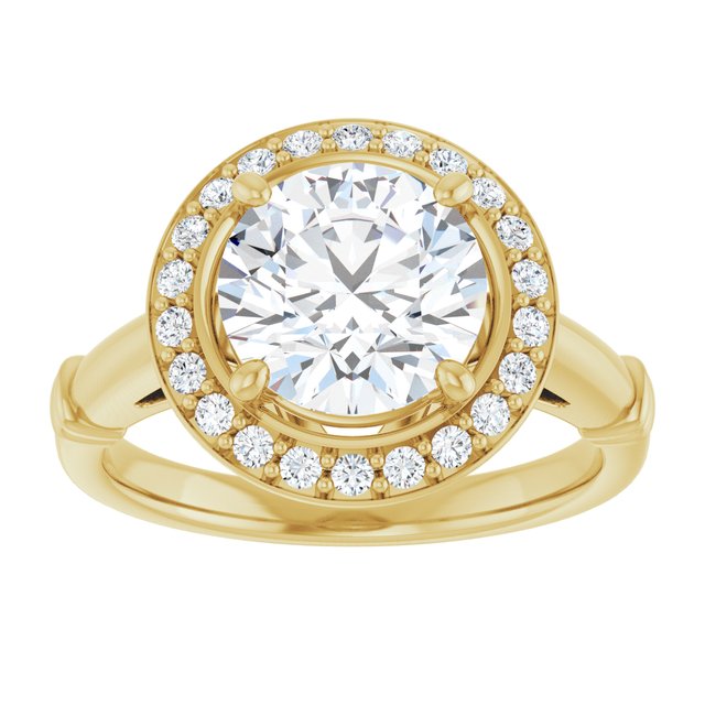 Halo-Style Engagement Ring