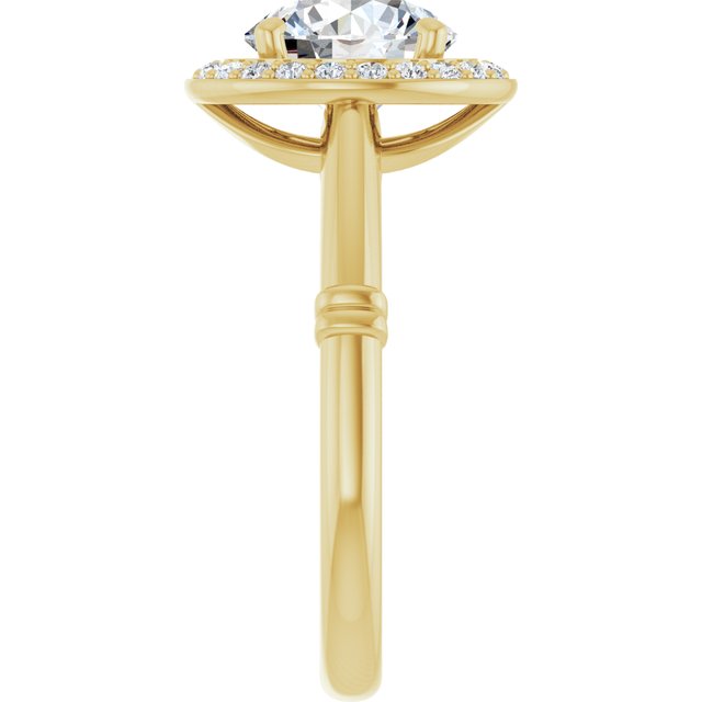 Halo-Style Engagement Ring