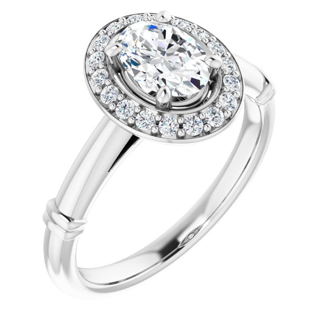 Halo-Style Engagement Ring