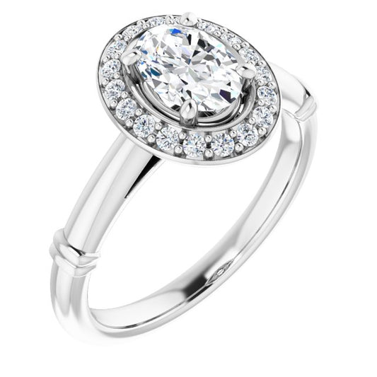 Halo-Style Engagement Ring