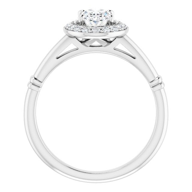 Halo-Style Engagement Ring