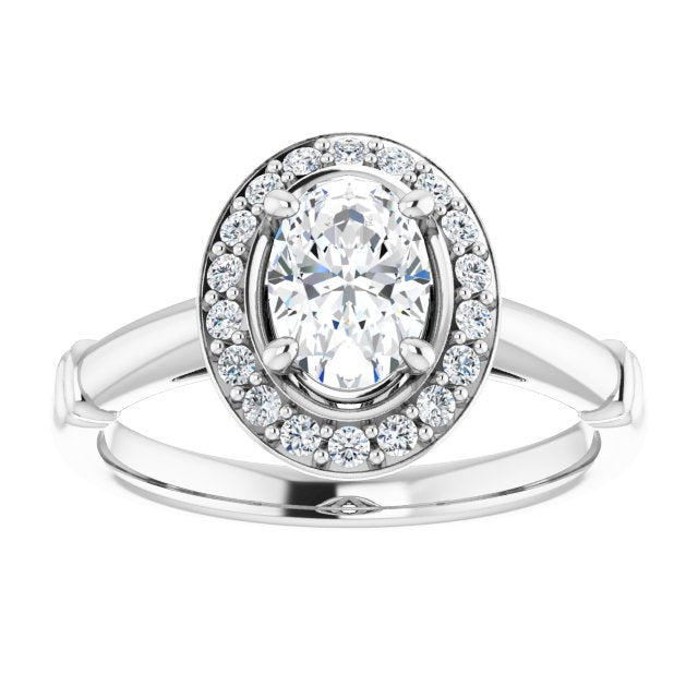 Halo-Style Engagement Ring