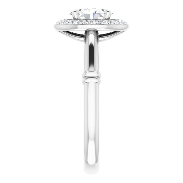 Halo-Style Engagement Ring