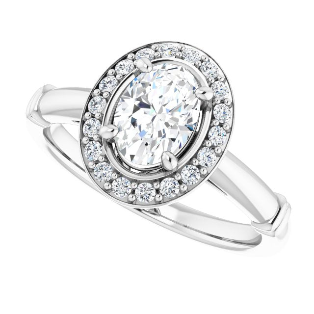 Halo-Style Engagement Ring