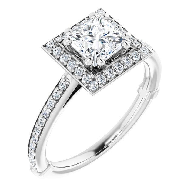 Halo-Style Engagement Ring