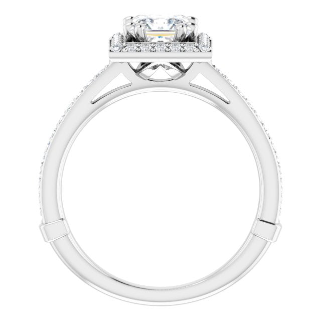 Halo-Style Engagement Ring