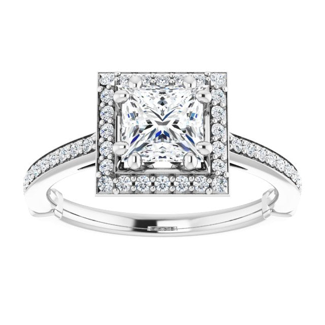 Halo-Style Engagement Ring