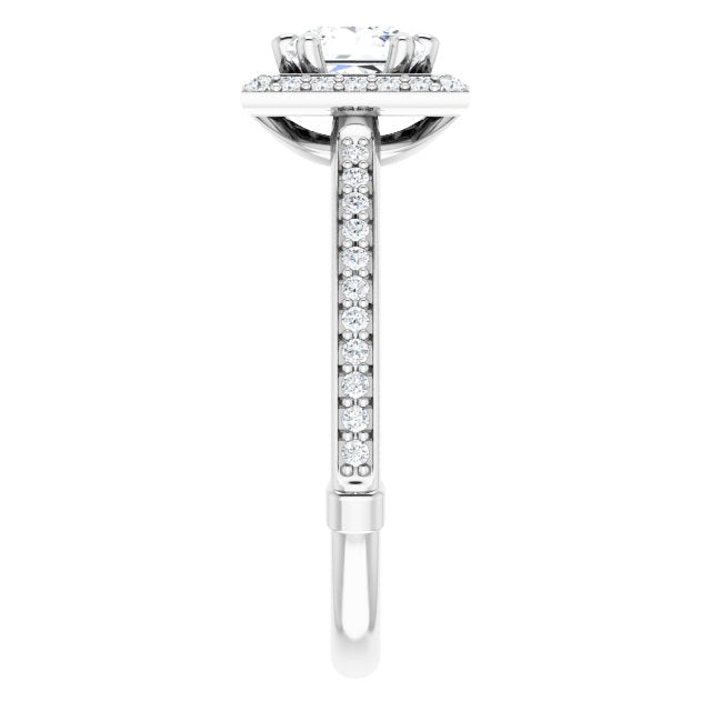Halo-Style Engagement Ring