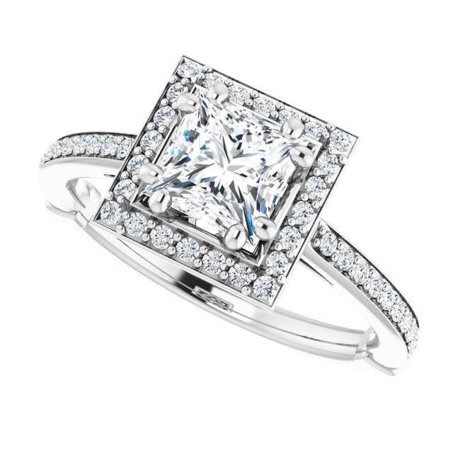Halo-Style Engagement Ring