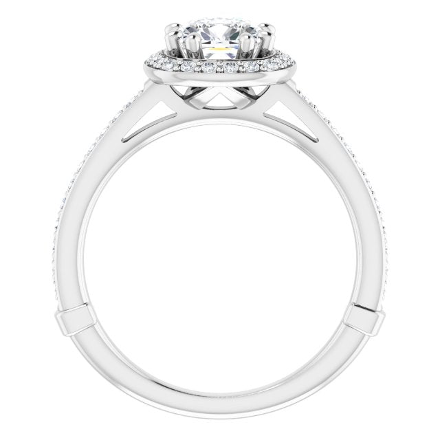 Halo-Style Engagement Ring
