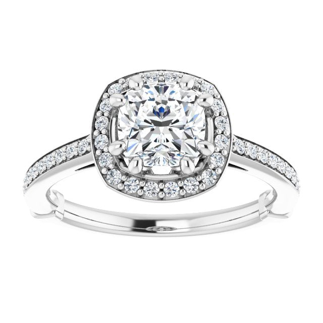 Halo-Style Engagement Ring