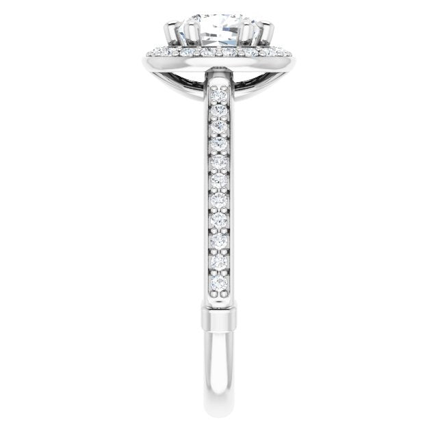 Halo-Style Engagement Ring