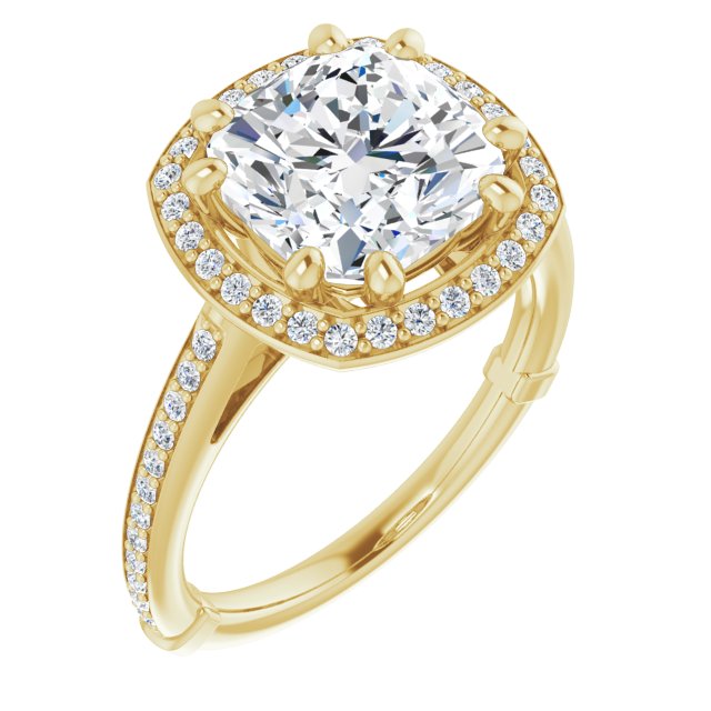 Halo-Style Engagement Ring