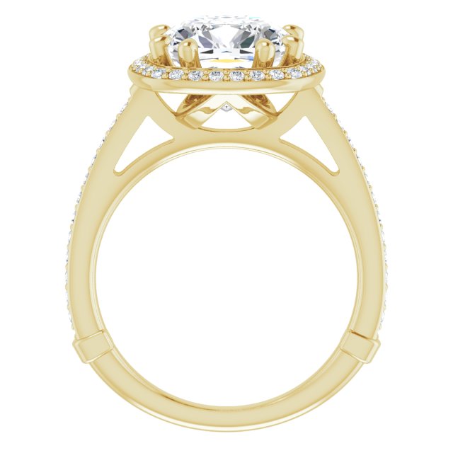 Halo-Style Engagement Ring