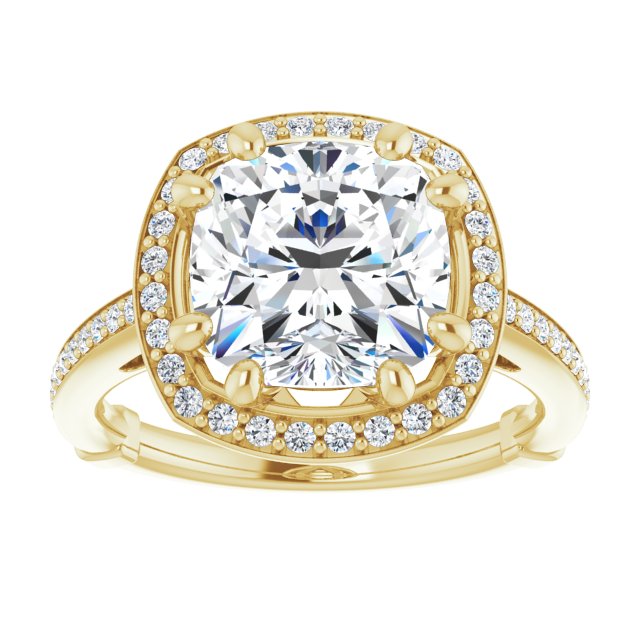Halo-Style Engagement Ring