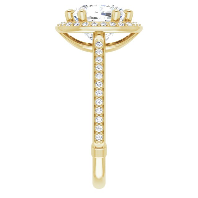 Halo-Style Engagement Ring