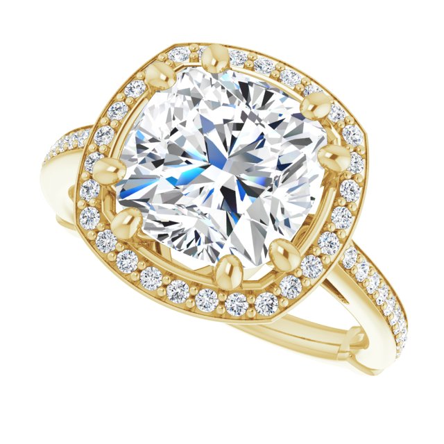 Halo-Style Engagement Ring
