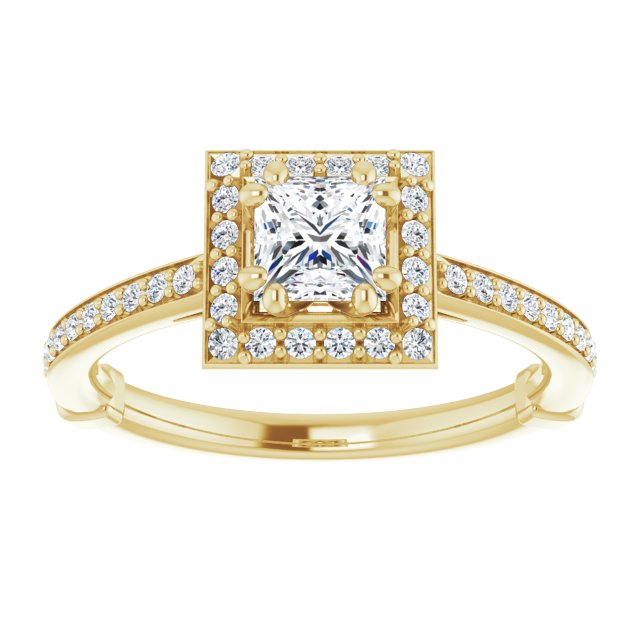Halo-Style Engagement Ring