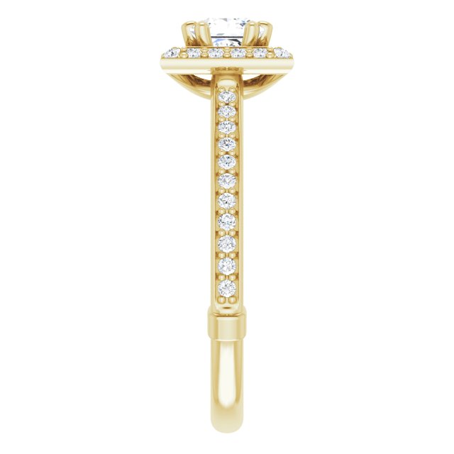 Halo-Style Engagement Ring
