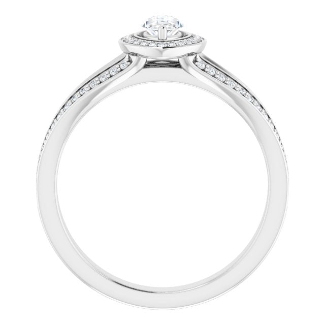Halo-Style Engagement Ring